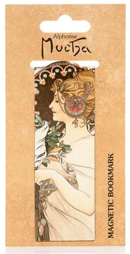 PRESCO Magnetická záložka Alfons Mucha – Feather