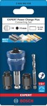 Prestavná súprava BOSCH EXPERT Power Change Plus, šesťhranná stopka 11 mm, HSS-G, 7,15 x 45 x 85 mm, 2 adaptérové matice (2.608.902.039)