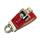 PRESTIGIO USB FLASH DISK Leather 16GB, průhledná krabička, červená kůže