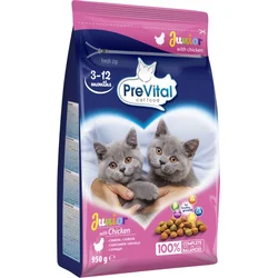 PreVital kočka junior kuřecí (3 - 12 měsíců) 0,95 kg  granule pro koťata