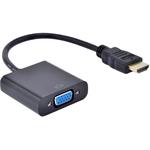 Prevodník HDMI na VGA s 3,5 mm stereo konektorom PremiumCord - čierny