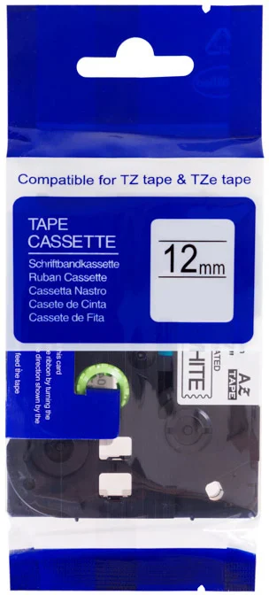 PRINTLINE kompatibilný páska s Brother TZE-C31, 12mm, čierna tlač/signálna žltá podklad PLTB63