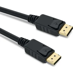 Pripojovací kábel DisplayPort 1.4 M/M, pozlátené konektory, 2 m