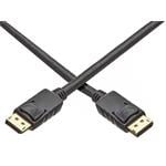 Pripojovací kábel DisplayPort 1.4 M/M, pozlátené konektory, 3 m