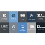 Pripojovací kábel PremiumCord DisplayPort 1.4