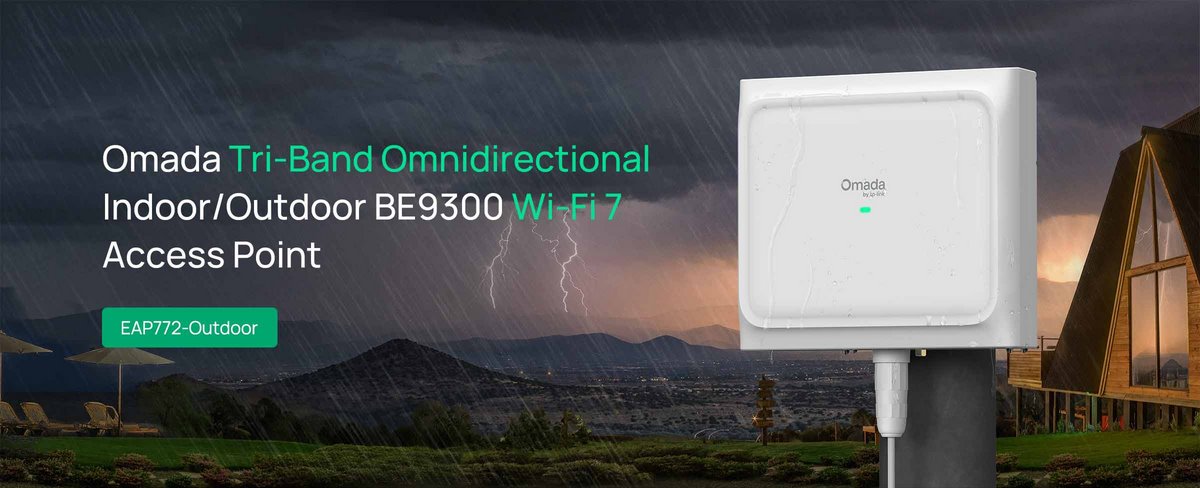 Prístupový bod TP-Link EAP772-Outdoor Omada Tri-Band Wi-Fi 7