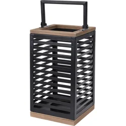 PROGARDEN Lucerna na svíčku stojící kovová 28 cm KO-HZ1952400