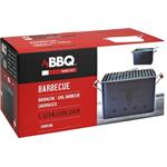 PROGARDEN Prenosný gril na drevené uhlie GRILL KING 43 x 20 cm modrý KO-C83000120