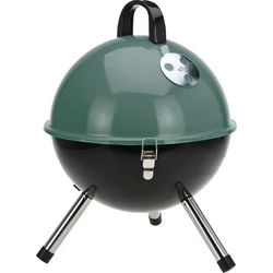 PROGARDEN Prenosný gril na drevené uhlie VAGGAN 31 cm zelený