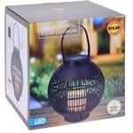 PROGARDEN Solárny lampáš so sviečkou LED, 22 x 23 cm
