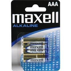 PROMO MAXELL Alkalická baterie AAA (R03), blistr 4 ks