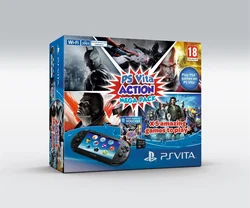 PS Vita Wi-Fi + 8GB karta + 5 her Action Pack