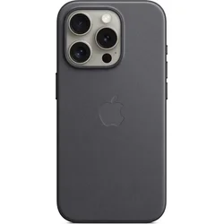 Puzdro Apple iPhone 15 Pro FineWoven s MagSafe - Čierne