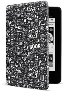 Puzdro Connect IT Doodle pre Amazon Kindle Paperwhite 4 (2018), čierne