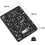 Puzdro CONNECT IT pre Amazon Kindle 2021 (11. generácia), DOODLE black