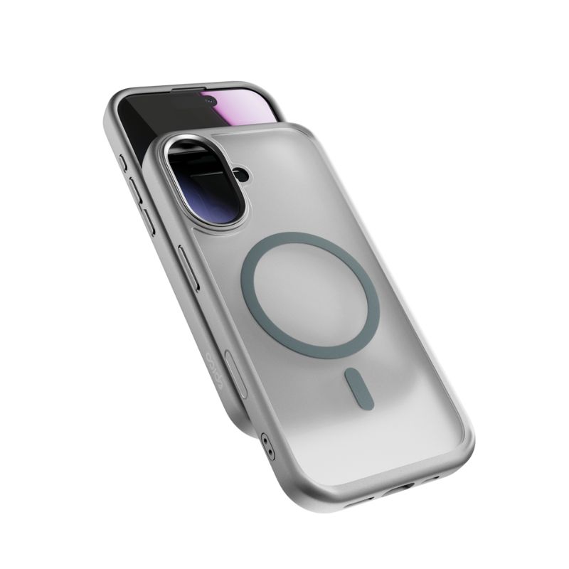 Puzdro Epico HeroMatte Pro Mag+ | iPhone 17 | sivé | kompatibilné s Qi2 a MagSafe | celý kruh