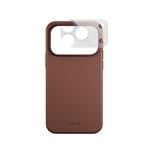 Puzdro Epico Leather Pro Mag+ pre iPhone 17 Pro/18 Pro, kompatibilné s Qi2 a MagSafe – hnedé (ochrana fotoaparátu)