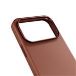 Puzdro Epico Leather Pro Mag+ pre iPhone 17 Pro/18 Pro, kompatibilné s Qi2 a MagSafe – hnedé (ochrana fotoaparátu)