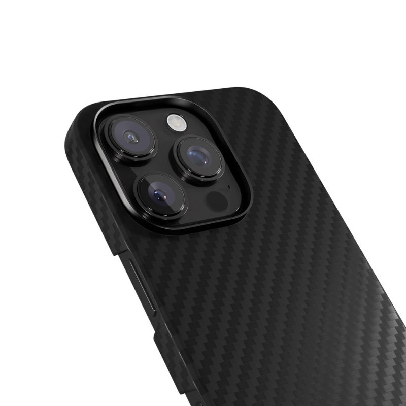 Puzdro Epico Mag+ Carbon pre iPhone 16 Pro - čierne