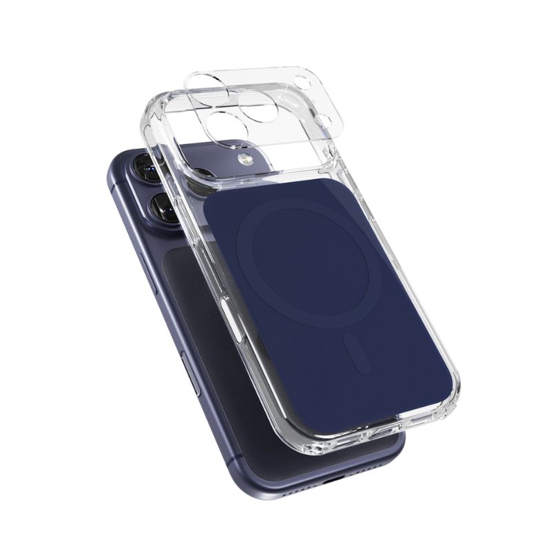 Puzdro Epico Tile Mag+ | iPhone 17 Pro Max | tmavomodré | kompatibilné s Qi2 a MagSafe