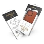 Puzdro RhinoTech FLIP Eco pre Apple iPhone 14 Plus, hnedé