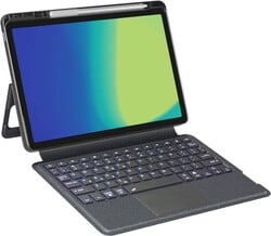 Puzdro s podsvietenou klávesnicou Spello pre Lenovo Idea Tab 11 5G – CZ/čierna