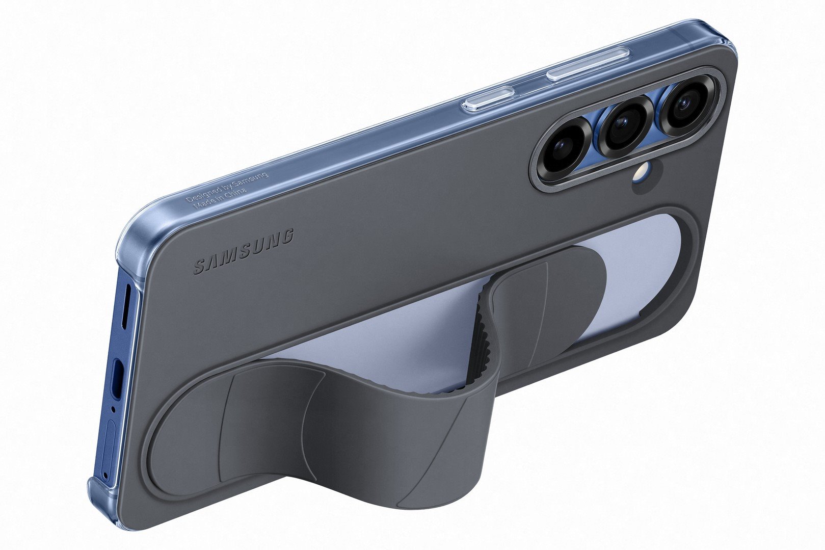 Puzdro Samsung Standing Grip Galaxy S25, čierne