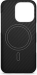 Puzdro Spello Carbon+ Mag+ pre iPhone 16 – čierne