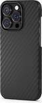 Puzdro Spello Carbon+ Mag+ pre iPhone 16 Pro – čierne