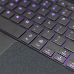 Puzdro Spello s podsvietenou klávesnicou | Samsung Tab A9+ 11” | CZ | čierna | integrovaný stojan a slot na stylus