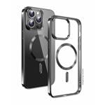 Puzdro Swissten Clear Jelly MagStick pre iPhone 11 Pro, čierne