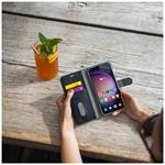 Puzdro typu kniha FIXED Opus pre Apple iPhone 16 Plus, čierne