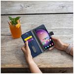 Puzdro typu kniha FIXED Opus pre Samsung Galaxy A15/A15 5G, modré