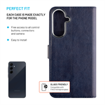Puzdro typu kniha FIXED Opus pre Samsung Galaxy A36 5G/A56 5G, modré