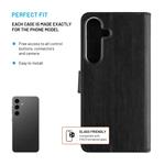 Puzdro typu kniha FIXED Opus pre Samsung Galaxy S25, čierne