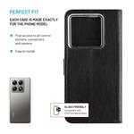 Puzdro typu kniha FIXED Opus pre Xiaomi 14T Pro, čierne
