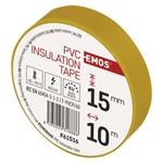 PVC izolačná páska 15mm / 10m žltá