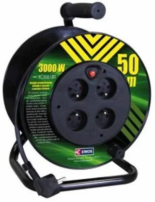 PVC predlžovací kábel - bubon 4 zásuvky 50m 1908045010