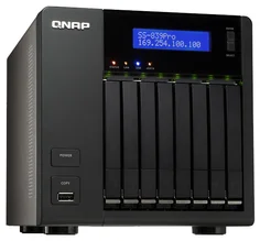 QNAP SS-839Pro, NAS server, Intel ATOM, 8x 2,5"Hot swap disků, 2x Gigabit, 2x eSATA