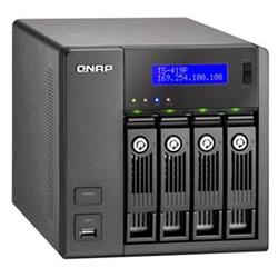 QNAP TS-419P, 4-bay Turbo NAS Server; RAID 0,1,5,6; 3xUSB; 2xGLAN; 2x e-SATA