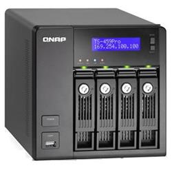 QNAP TS-459 Pro,4-bay Turbo NAS Server; 2xGLAN; 5xUSB 2.0; 2x e-SATA; RAID 0,1,5,6