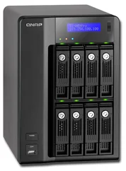 QNAP TS-809Pro, 8-bay Turbo NAS server Intel/2GB, 8x 3,5"SATA, 5x USB, 2x GLAN