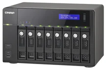 QNAP TS-859 Pro, 8-bay Turbo NAS server Atom/1GB , 8x 3,5"SATA, 5x USB, 2x eSATA, 2x GLAN