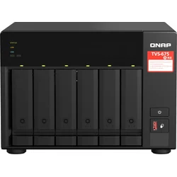 QNAP TVS-675-8G (8 jadier 2,5 GHz / 8 GB RAM / 6xSATA / 2xM.2 NVMe slot / 2xPCIe / 2x2,5GbE / 1x HDMI 4K)