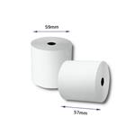 Qoltec papierová rolka - termopapier Š57/N40/D17, bez BPA