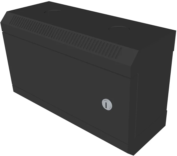 RACK DATACOM 10" nástenný rack 4U/140 mm (plech) čierny