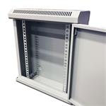 RACK DATACOM 10" nástěnný rozvaděč 9U/140 mm (plech) šedý