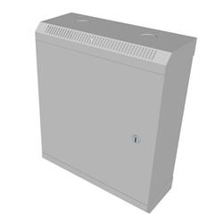 RACK DATACOM 10" nástěnný rozvaděč 9U/140 mm (plech) šedý