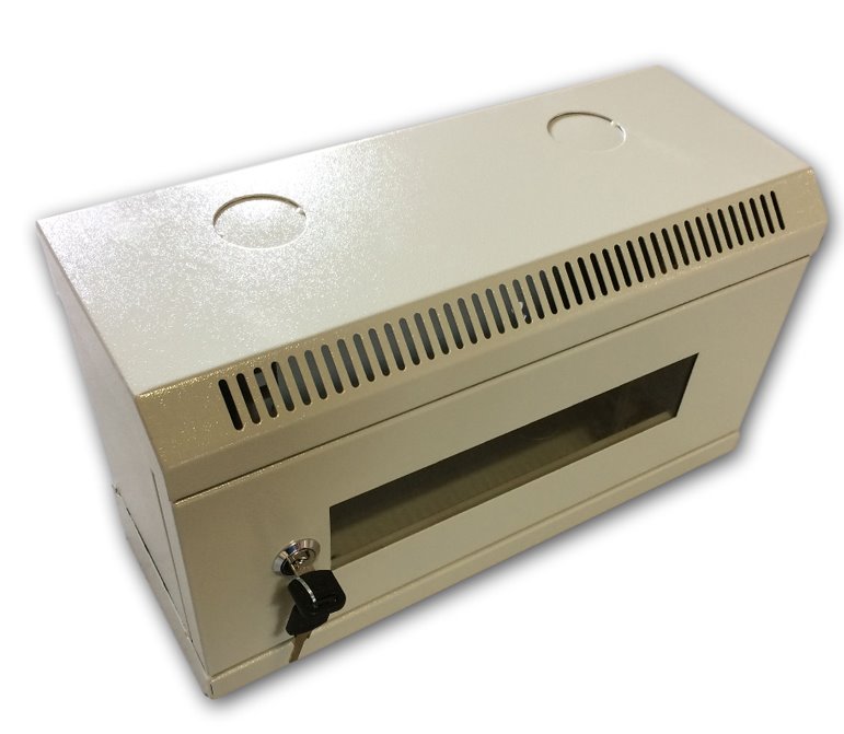 RACK DATACOM 10" nástenný rozvádzač 4U/140 mm 7020