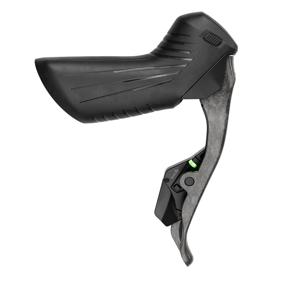 Řadící/hydraulická disková brzda SRAM FORCE AXS E1 Stealthamajig connected, přední brzdová